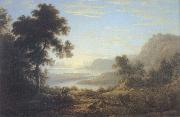 John glover Landscape with piping shepherd oil painting artist